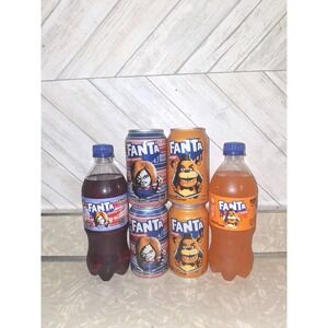 Chucky's Punch Fanta 20 oz Bottle Five Nights Freddy's Horror Cans Halloween Lot